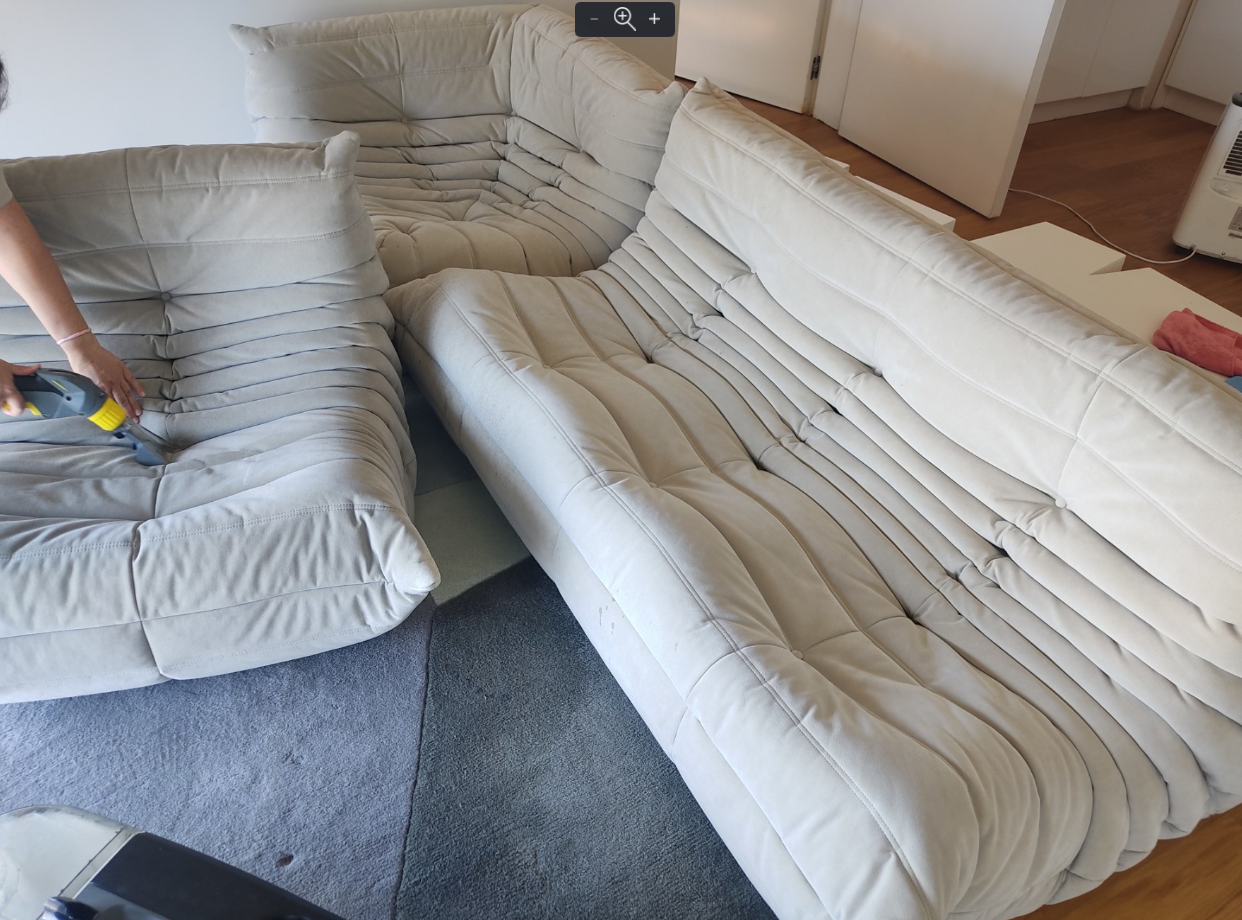 Пране на диван на марката Ligne Roset Togo